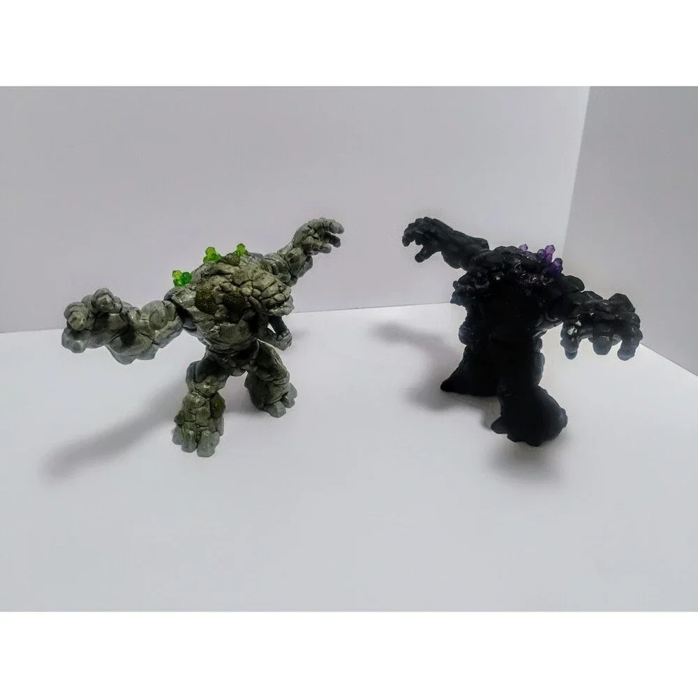 SCHLEICH ELDRADOR CREATURES STONE MONSTER & SHADOW STONE MONSTER ACTION FIGURES